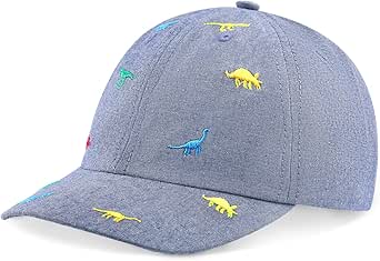 Boy Baseball Cap for Baby Toddler Girls Summer Cap Sun Protection Dinosaur Kids Trucker Hats for 1-3Years Old