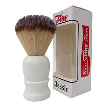 Fine "Classic" Shaving Brush (White)