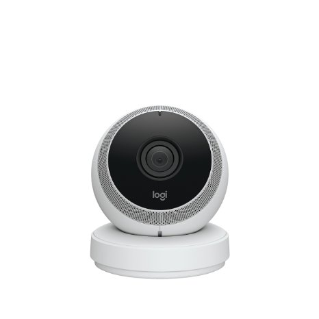 Logitech Circle Wi-Fi Portable Video Monitoring Camera with Two-Way Talk, ideal Pet Cam / Baby Monitor / Security