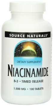 Source Naturals Niacinamide, 1500mg, 100-Count