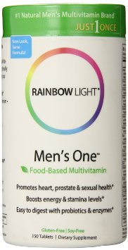 Rainbow light Men's One Multi Tablets-150-Count
