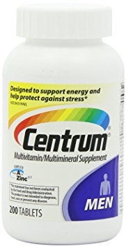 Centrum Men's Multivitamin/Multimineral Supplement, New Value Pack Size 400 Tablets