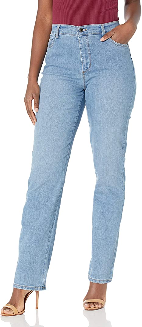 Gloria Vanderbilt Women's Plus Size Amanda Classic High Rise Tapered Jean