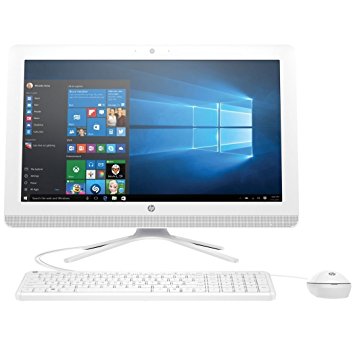 HP 21.5" Widescreen FHD IPS WLED-backlit All-in-One Desktop PC, Intel Pentium Quad-Core Processor up to 2.64GHz, 4GB DDR3L, 1TB HDD, DVDRW, Webcam, USB 3.0, WiFi, Bluetooth, HDMI, Windows 10