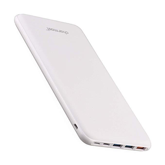 26800mAh PD Power Bank QC 3.0 Quick Charge Portable Charger USB Power Delivery Type C Battery Pack with 3 Input & 4 Output for MacBook Nintendo Switch Nexus iPhone Samsung Sony (White)