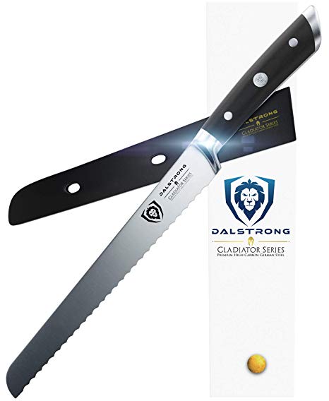 DALSTRONG Bread Knife - Gladiator Series - German HC Steel - 10" (254 mm)