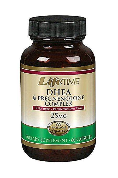 LifeTime DHEA and Pregnenolone Supplement, 60 Count