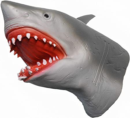 Yolococa Hand Puppet Toys Realistic Latex Animal Shark Instagram Children Toys