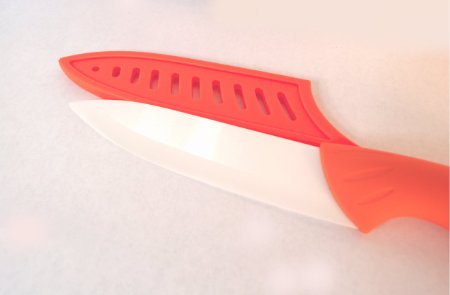 Uniware Ceramic Knife (4 Inch, Orange)
