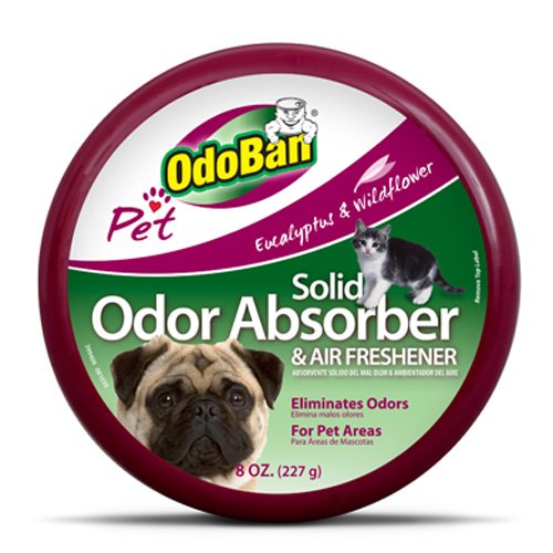 OdoBan Pet Solid Odor Absorber & Air Freshener, 8 Ounce