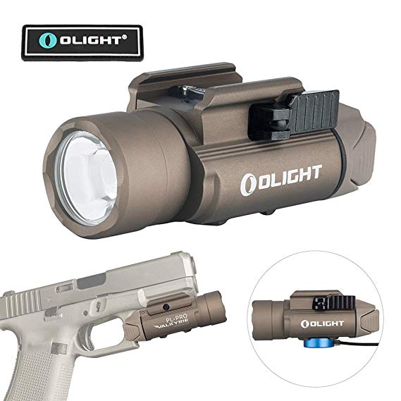 OLIGHT PL-Pro Valkyrie 1500 Lumens Cree XHP 35 HI NW Rechargeable Weaponlight Rail Mount Tactical Flashlight with Strobe