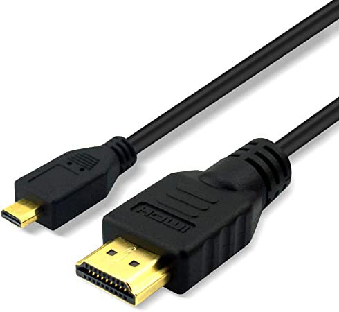 CBUS 10ft (3m) HDMI to Micro HDMI Cable for GoPro Hero, Canon EOS M50 M5 M6 M100 Panasonic LUMIX G7, G9, G80, GX8, GX80, GX800, G90, GH4R, FZ82, GF7, Sony Alpha a6400, a9, a7 III, a7R III, a7S II