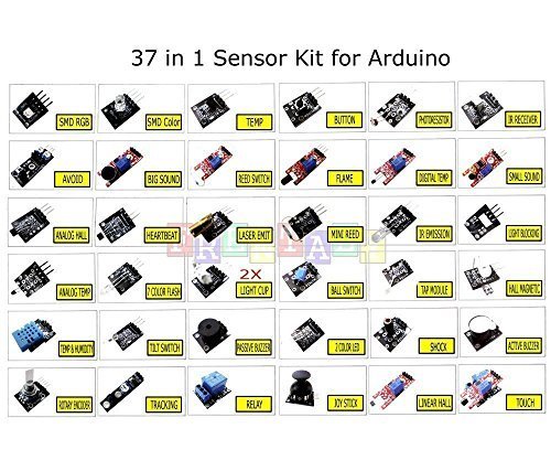 Frentaly® Super Value Ultimate 37 in 1 Sensor Modules Kit for Arduino & MCU Education User