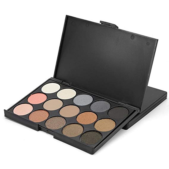 Mchoice 15 Colors Women Cosmetic Makeup Neutral Nudes Warm Eyeshadow Palette