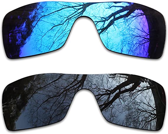 ToughAsNails 2 Pair Polarized Lens Replacement compatible with Oakley Batwolf Sunglasses