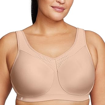 Glamorise Women's Plus Size Hi-Impact Sports Bra Underwire #9066