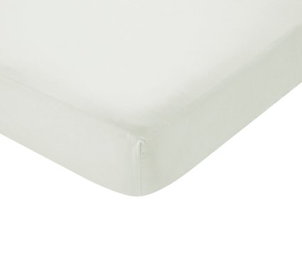 Pinzon by Amazon Everyday Cotton Fitted Sheet, Double - Green