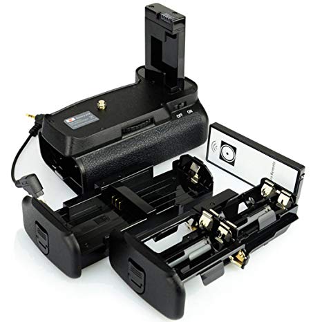 DSTE® Pro IR Remote BG-2F Vertical Battery Grip for Nikon D3100 D3200 SLR Digital Camera as EN-EL14