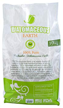 Absorbent Industries AI-10066 Diatomaceous Earth Food Grade, 10 lb, White