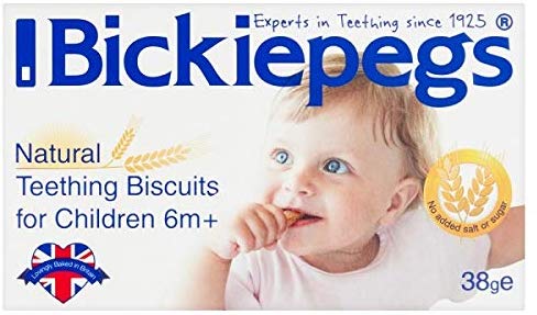 Bickiepegs Infant Teething Biscuits No Added Sugar Salt All Natural Baby Ribbon