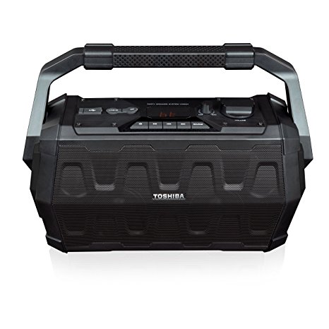 Toshiba TY-ASC20 Trolley Wireless Bluetooth Speaker: Rechargeable Water Resistant Indoor Outdoor Boombox