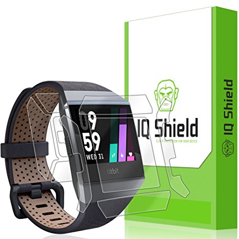 Fitbit Ionic Screen Protector, IQ Shield LiQuidSkin Full Body Skin   Full Coverage Screen Protector for Fitbit Ionic HD Clear Anti-Bubble Film