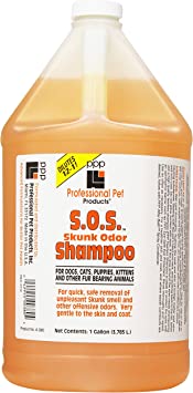 PPP S.O.S. Skunk Odor Small Pet Shampoo, 1-Gallon