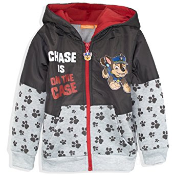 Official Paw Patrol Nickelodeon Boys Hoodie Hooded Zipped Jumper Sweatshirt Marshall Chase 2-6 Years - New 2017/18