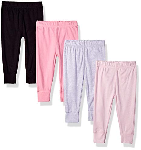 Gerber Baby Girls' 4-Pack Pants