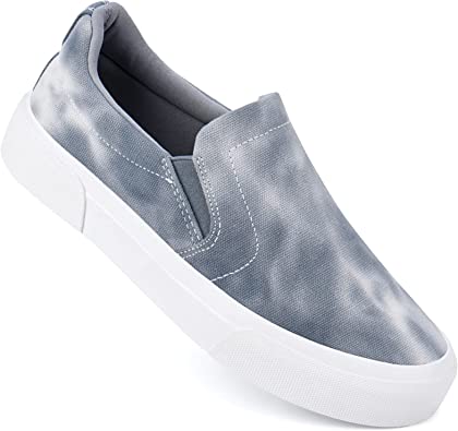 JENN ARDOR Slip On Sneakers Women Comfortable Walking Slip On Shoes Women Memory Foam Womens Fashion Loafers for Women Casual Shoes for Women Flats