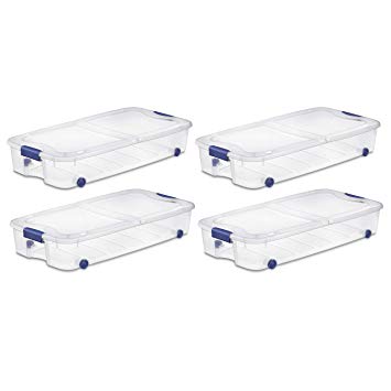 Sterilite, 66 Qt./62 L Ultra Storage Box, Case of 4