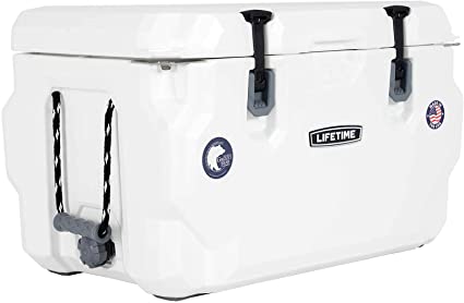 LIFETIME 91005 65 Quart High Performance Hard Cooler, Arctic White