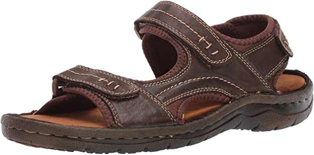 Propet Men's Jordy Sandal, Coffee Bean