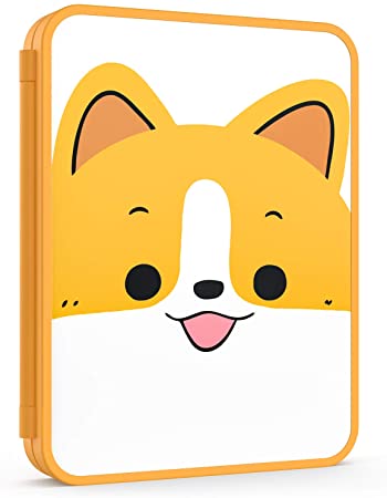 MoKo 16 Game Card Case Compatible with Nintendo Switch/Switch Lite/Switch OLED 2021, Switch Games Holder case for SD Card&Switch Game Card, Switch Game Card Holder Cartridge Storage Box, Orange Dog