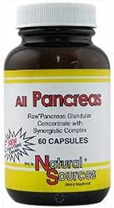 Natural Sources All Pancreas Capsules, 60 Count