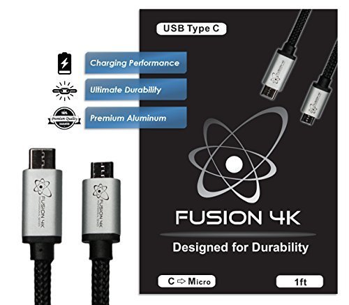 Fusion4K USB C to Micro USB PROFESSIONAL SERIES 1 foot
