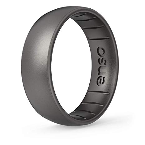 Enso Rings Classic Elements Silicone Ring | Made in The USA |Infused with Precious Elements | Lifetime Quality Guarantee | Comfortable, Breathable, and Safe