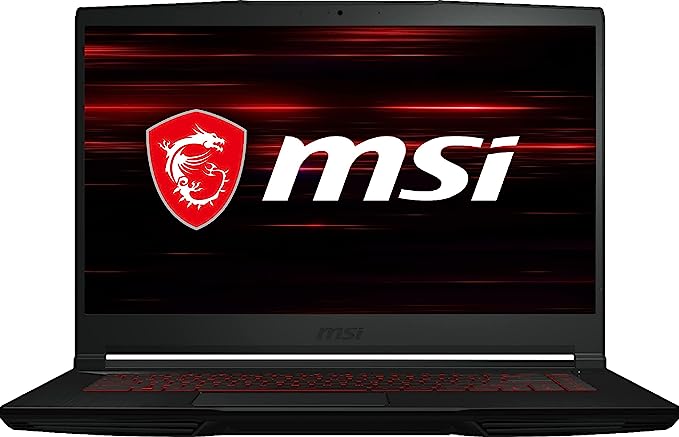 Newest MSI GF63 Thin Gaming Laptop, 15.6" FHD 144Hz, Intel i5-11400H, RTX 3050, 16GB RAM, 512GB NVMe SSD, Windows 11, Aluminum Black