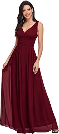 Ever-Pretty Sleeveless V-Neck Semi-Formal Maxi Evening Dress 09016