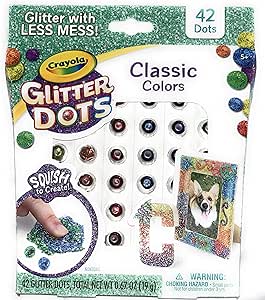 Crayola Glitter DOTS Classic Colors