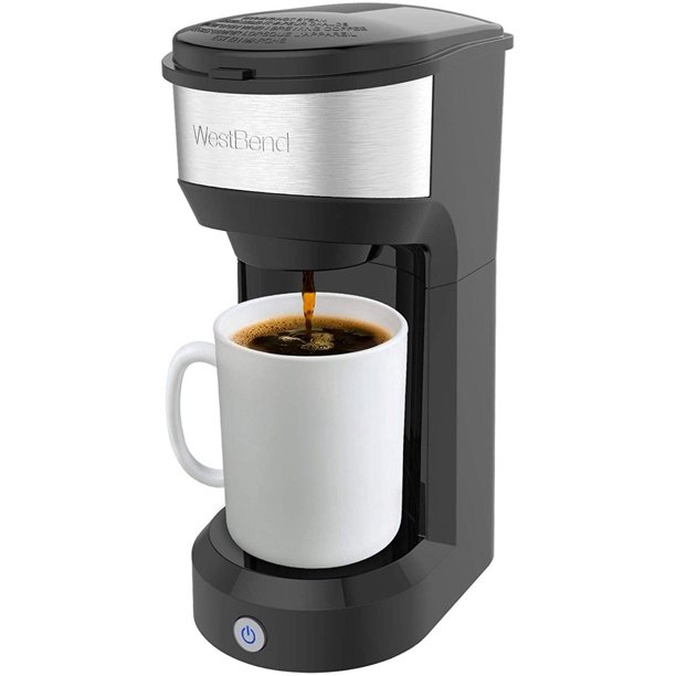 West Bend 56901TL Single Serve Coffee Maker, Black