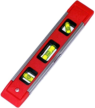 Prima Tools SL9M Torpedo Spirit level with magnetic base (9"), Red