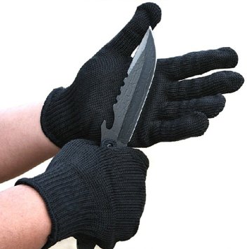 Cut Resistant Gloves Gethome Level 7 Protection,Stainless Steel Wire Safety Work Gloves Anti-Slash Anti-cutting for Hand Protection, Yard-work, Cutting Metal Mesh, Slicing, Kitchen and More
