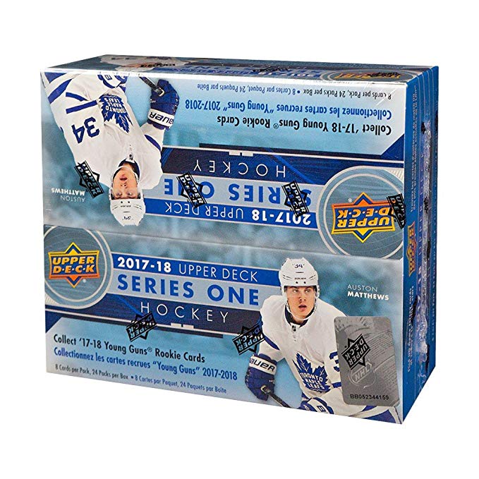 2017-18 Upper Deck Series 1 Hockey 24ct Retail Box