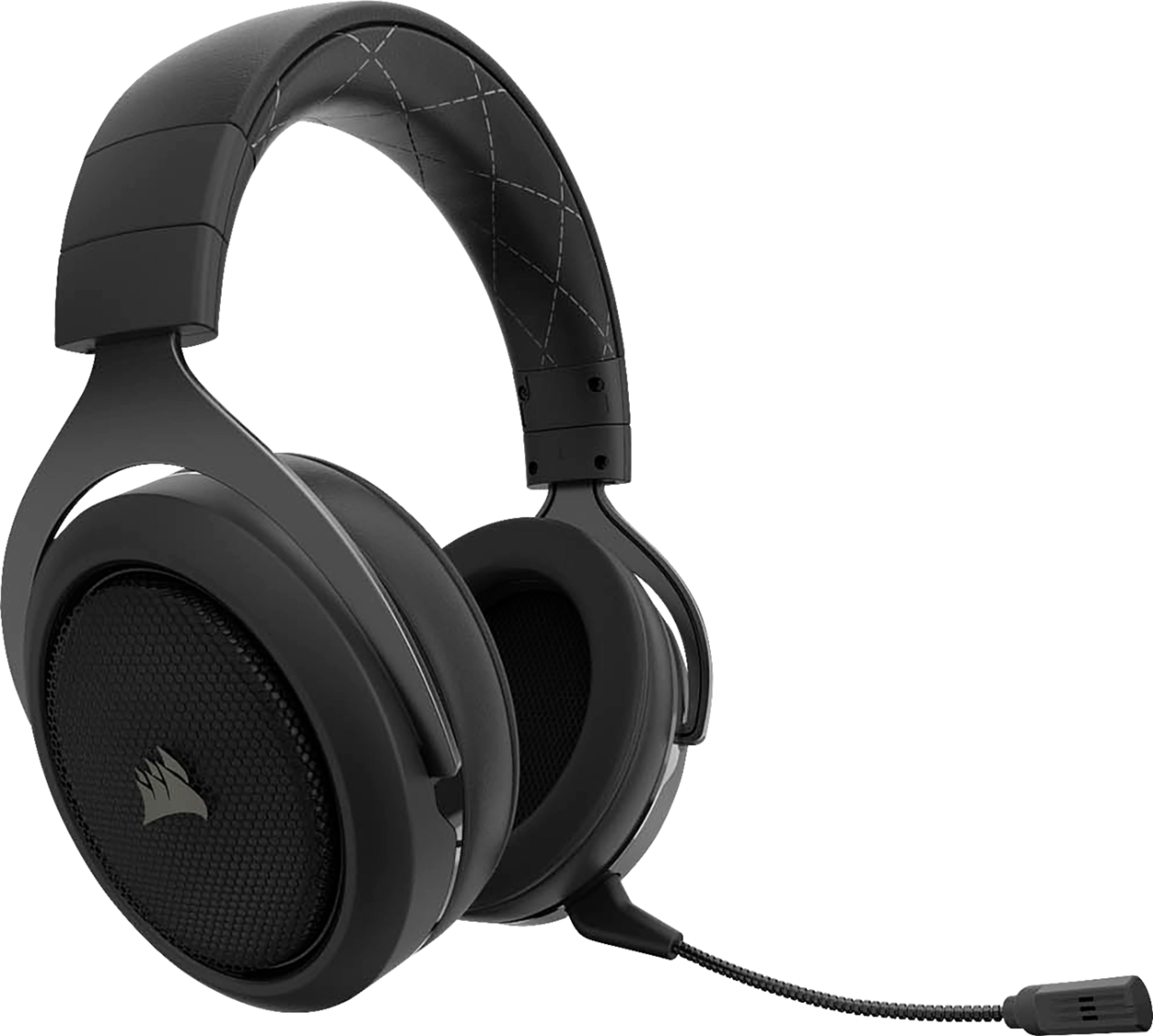 CORSAIR - HS70 Wireless 7.1 Surround Sound Gaming Headset for PC and PlayStation 4 - Carbon