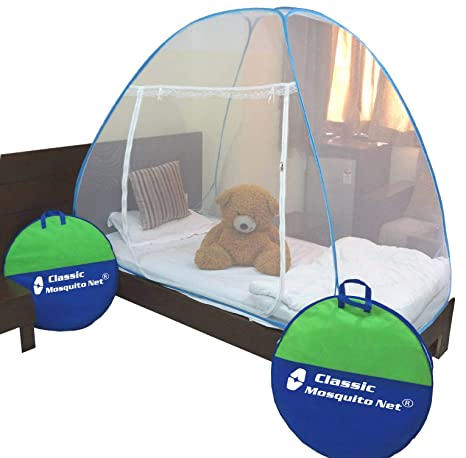 Classic Mosquito Net Foldable (Single Bed) (Blue)