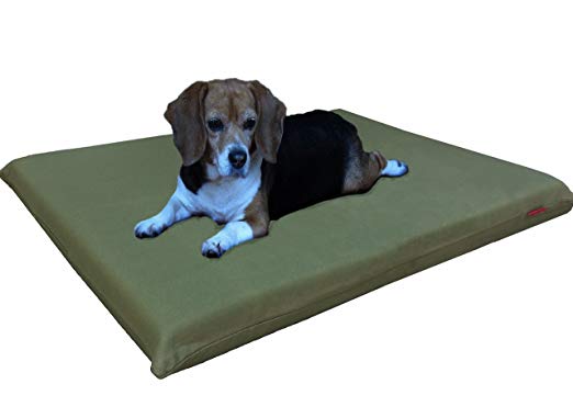 Dogbed4less Gel Cooling Memory Foam Dog Bed for Small Medium to Large Pet, Waterproof Liner with Washable Durable External Cover