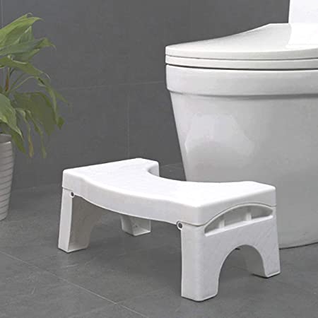 Eyoulife Collapsible Squatty Step Toilet Stool Bathroom Potty Squat Aid for Constipation Relief