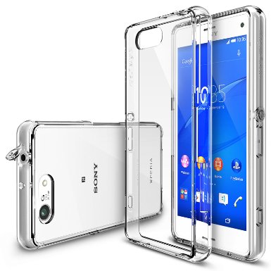 Xperia Z3 Compact Case - Ringke FUSION Case Free HD FilmDustampDrop ProtectionCRYSTAL VIEW Shock Absorption Bumper Premium Hard Case for Sony Xperia Z3 Compact Not for Z3  Z3  Z3 Dual  Z3v  Z3 Tablet - EcoDIY Package