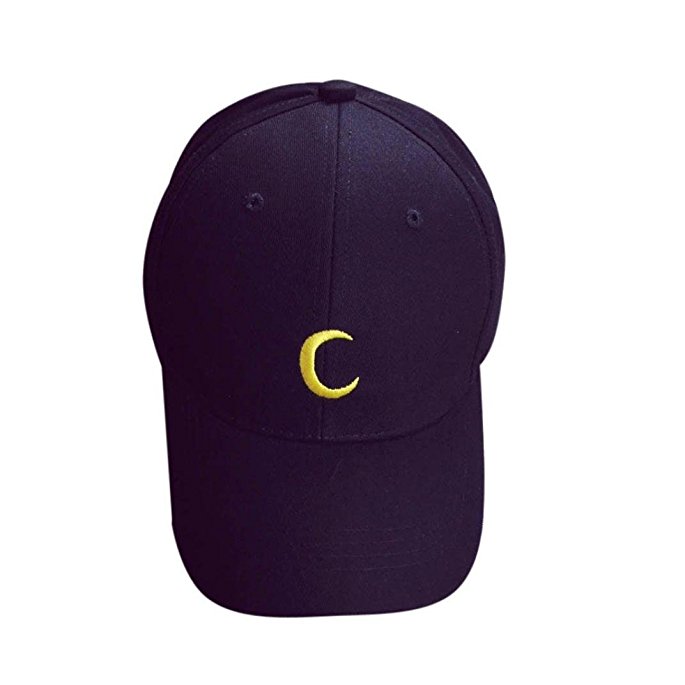 Oksale® Embroidery Cotton Baseball Cap Sun Moon Unisex Snapback Hip Hop Flat Hat